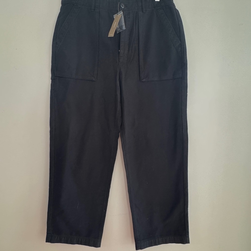 NWT J. Crew Black Wide Leg Pants